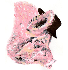 Pig-painted